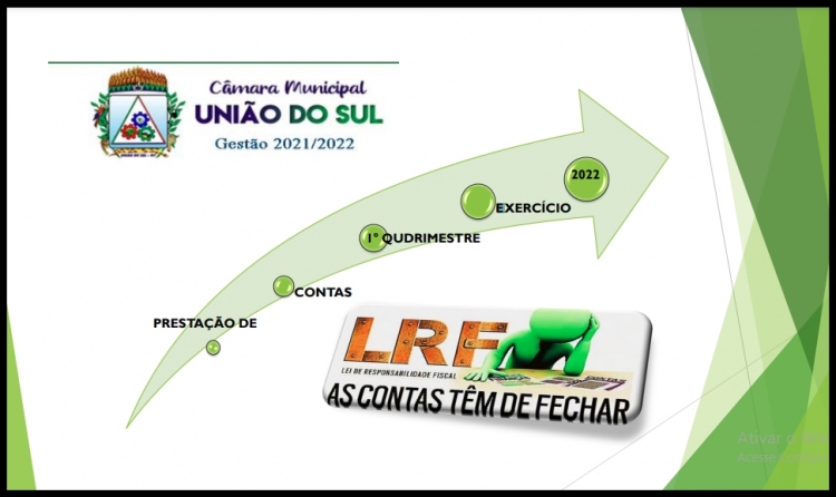 Presta&ccedil;&atilde;o de Contas da C&acirc;mara Municipal de Uni&atilde;o do Sul-MT - referente ao 1&ordm; Quadrimestre de 2022 (janeiro a abril)
