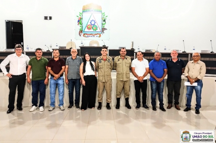 Vereadores aprovam reajuste para Servidores P&uacute;blicos Municipais. Corpo de Bombeiros apresenta Curso de Brigadistas em Uni&atilde;o do Sul-MT
