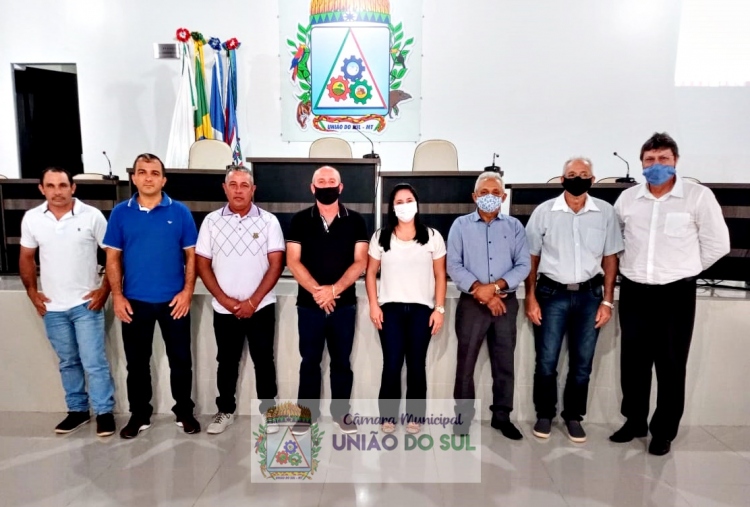 Em dia de diploma&ccedil;&atilde;o,  vereadores eleitos visitam C&acirc;mara Municipal de Uni&atilde;o do Sul-MT.