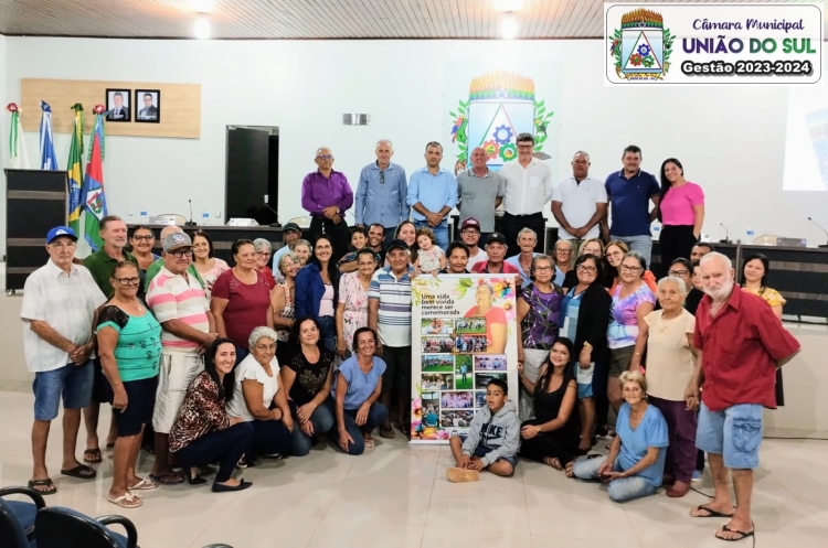 Noite de homenagens na 12&ordf; Sess&atilde;o Ordin&aacute;ria da C&acirc;mara Municipal de Uni&atilde;o do Sul-MT
